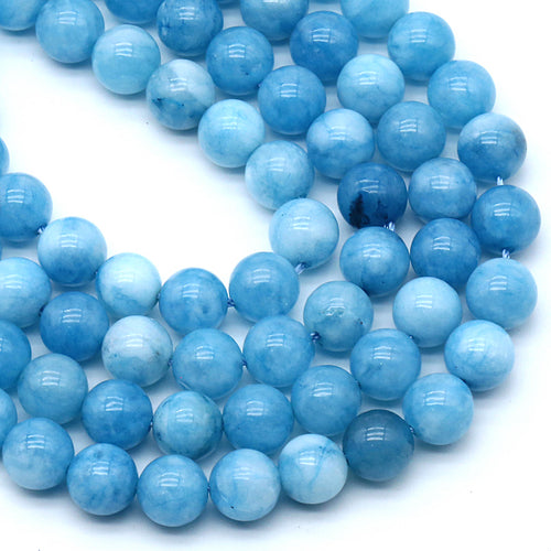 Aquamarine 8MM Beads Natural 15