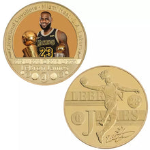 Load image into Gallery viewer, King James 23 Lebron  5 Coin Challenge Coin Set Great Starter Set for Kids and Adults FREE USA SHIPPING JJ-001A