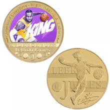 Load image into Gallery viewer, King James 23 Lebron  5 Coin Challenge Coin Set Great Starter Set for Kids and Adults FREE USA SHIPPING JJ-001A