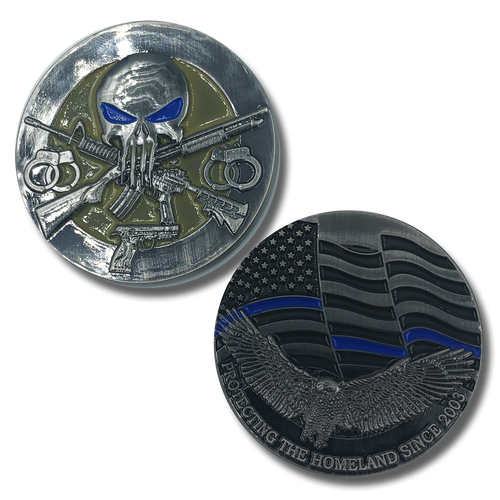 Homeland Security Patch Emblem Tsa Veteran Coaster - TeeHex