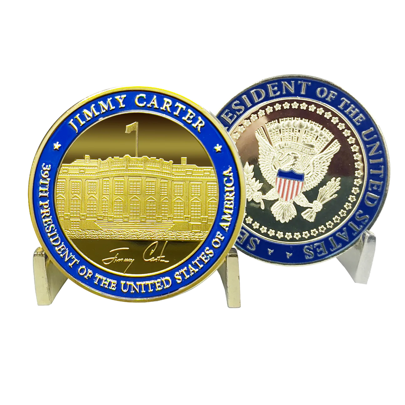 39th President Jimmy Carter Challenge Coin White House POTUS coin