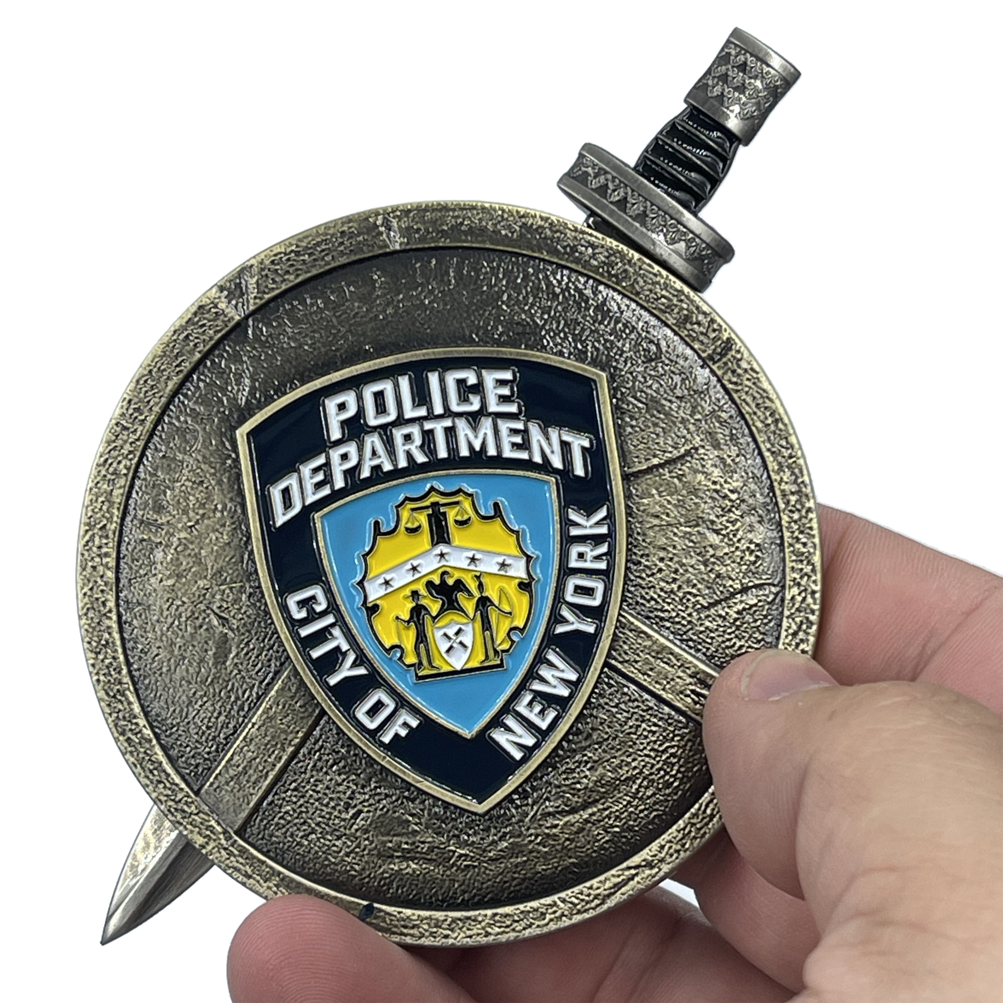 NYPD ニューヨーク市警察 実物セカンドバッジ＆ボディーアーマー 