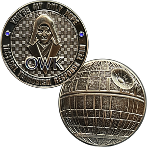 Obi-wan Kenobi You're My Only Hope Death Star TACTICAL TERRORISM RESPONSE TEAM 10 TTRT CBP Challenge Coin DL13-008