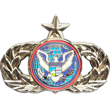 Load image into Gallery viewer, CBP Field Operations Border Patrol Air and Marine Ops jump wings style Homeland uniform pin GL4-012 P-132