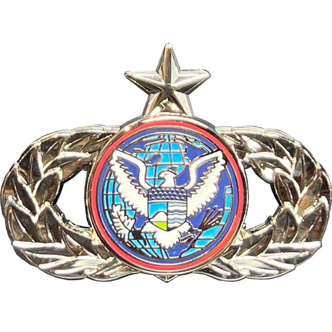 CBP Field Operations Border Patrol Air and Marine Ops jump wings style Homeland uniform pin GL4-012 P-132