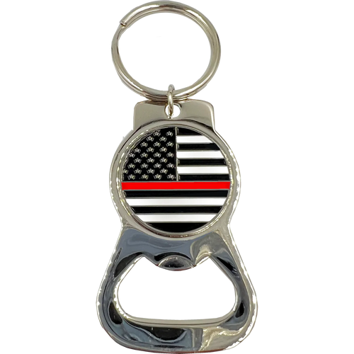 Thin Red/blue Line Police Fire Badge Reel Retractable Badge Holder Lanyard  Carabiner Stethoscope Name Tag Nurse Gift 