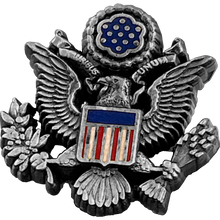 Load image into Gallery viewer, Seal of the President of the United States Antique Nickel plated Presidential, US Senator, Congress Eagle Badge Pin EL11-015 ZQ-229