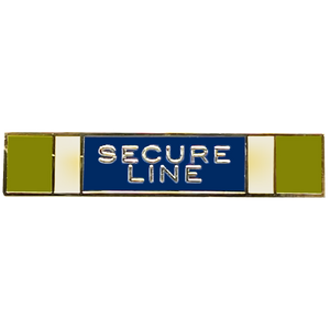 Secure Line Riot Crowd Control Civil Unrest Unit Citation Commendation Bar Pin Police CBP LAPD Minneapolis Chicago NYPD BL5-021 - www.ChallengeCoinCreations.com