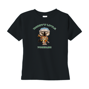 Daddy's Little Foundling Mandalorian Inspired Unisex T-Shirts (Toddler Sizes) - www.ChallengeCoinCreations.com