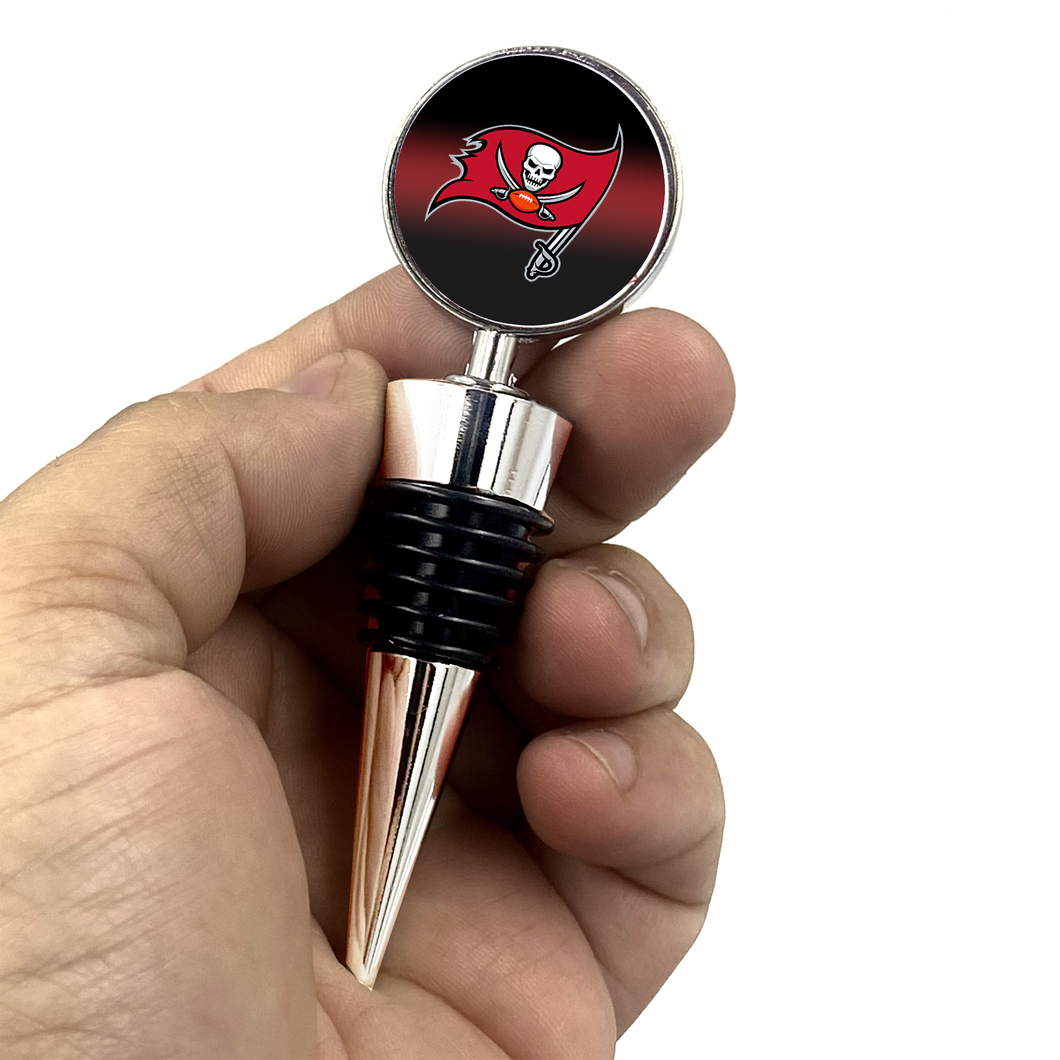 Tom Brady  Tampa Bay Bucs Inspired Wine Stopper Tampa Bay GOAT 12  Tom Brady - www.ChallengeCoinCreations.com