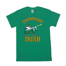 Load image into Gallery viewer, Parody Notre Dame Drinking Irish Unisex T-Shirts - www.ChallengeCoinCreations.com