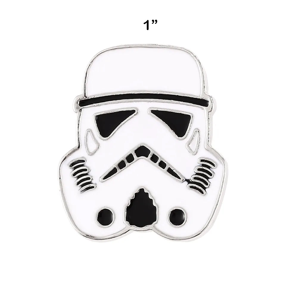 Star Stormtrooper Wars Enamel Pin FREE USA SHIPPING SHIPS FREE FROM USA CP-06