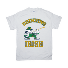 Load image into Gallery viewer, Parody Notre Dame Drinking Irish Unisex T-Shirts - www.ChallengeCoinCreations.com