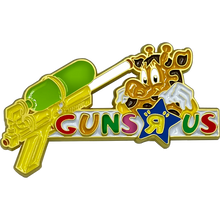 Load image into Gallery viewer, Guns R Us Giraffe Pin super 2nd Amendment soaker BL2-001-A P-186C